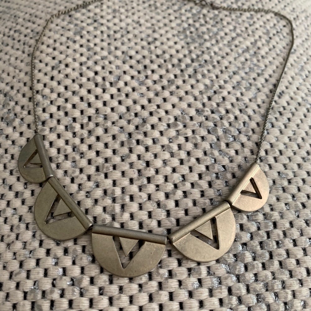 Plated Geometric necklace